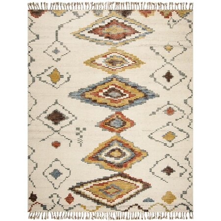 Safavieh Kenya Hand Knotted Large Rectangle Area Rug Ivory & Multicolor - 9 x 12 ft. KNY526A-9